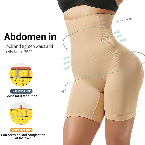 Seamless High-Waist Tummy-Control Shapewear