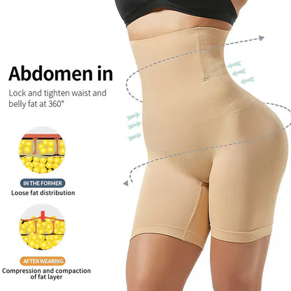 Seamless High-Waist Tummy-Control Shapewear
