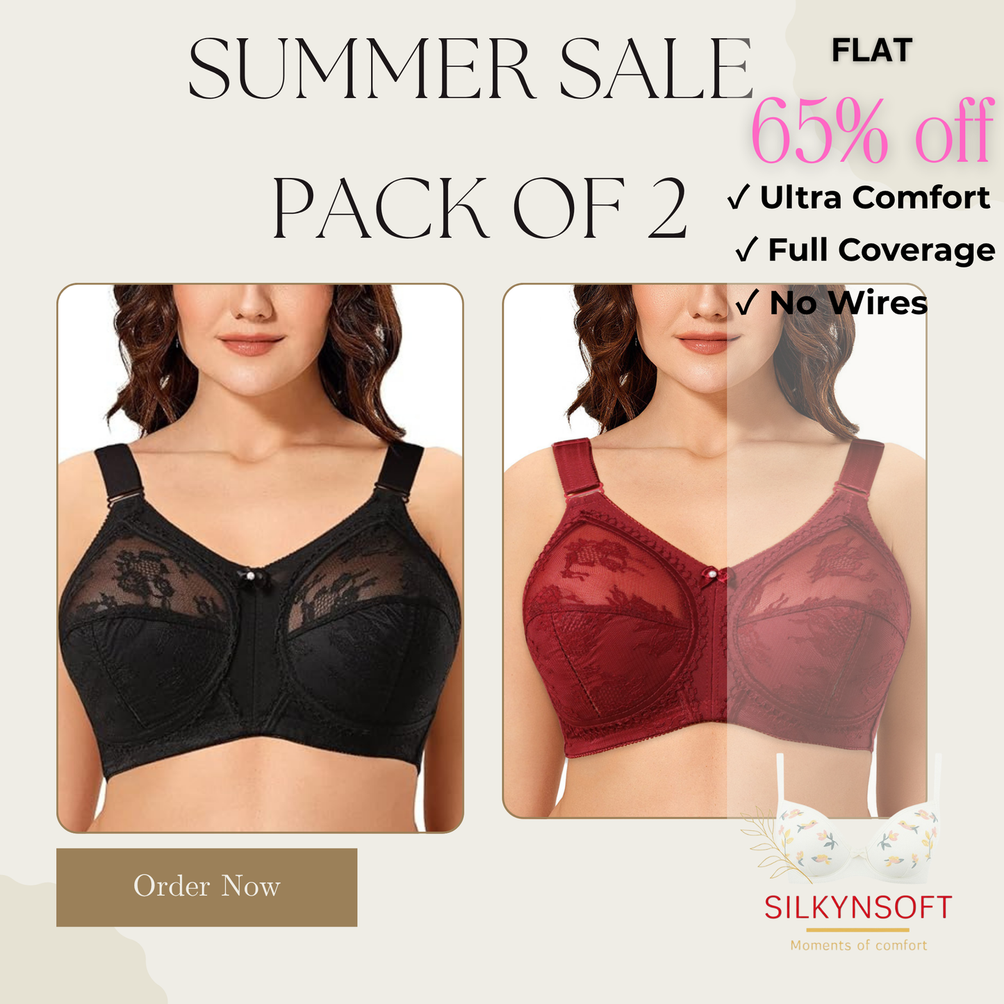 Triumph Doreen Comfort Bras (Pack of 2)