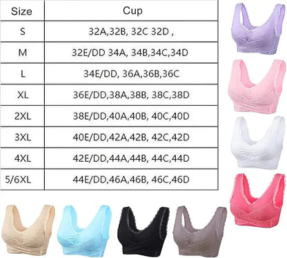 comfy corset bra front cross side buckle lace bras